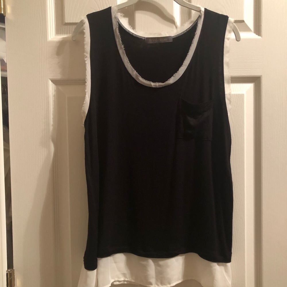 Finn & Clover Black and White Top